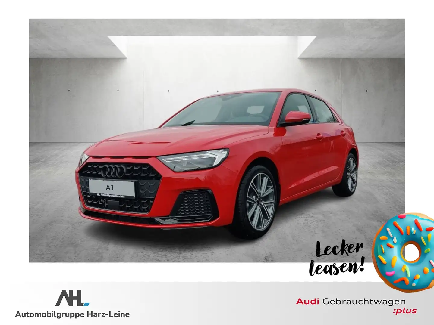 Audi A1 Sportback advanced 25 TFSI LED Smartphone Interfac Rot - 1
