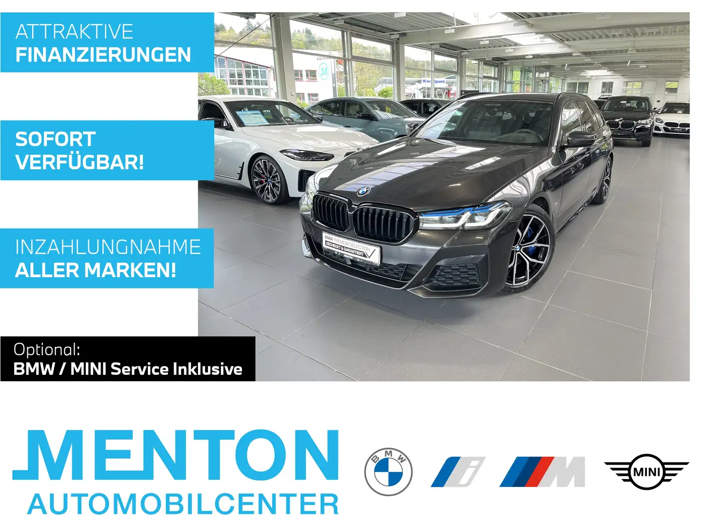 BMW 520 d xDrive Touring M-Sportpaket Pro AHK/Driving-Ass. Gris - 1