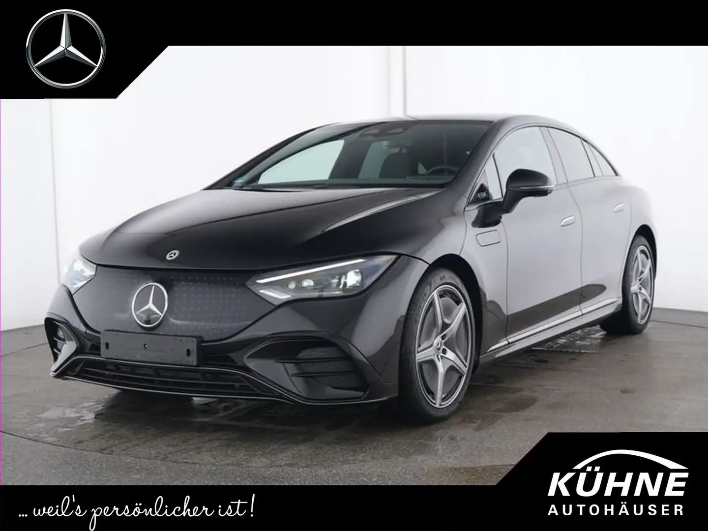 Mercedes-Benz EQE 350 4M AMG AHK 22kW HA10 Ditro Burm 360 Schwarz - 1