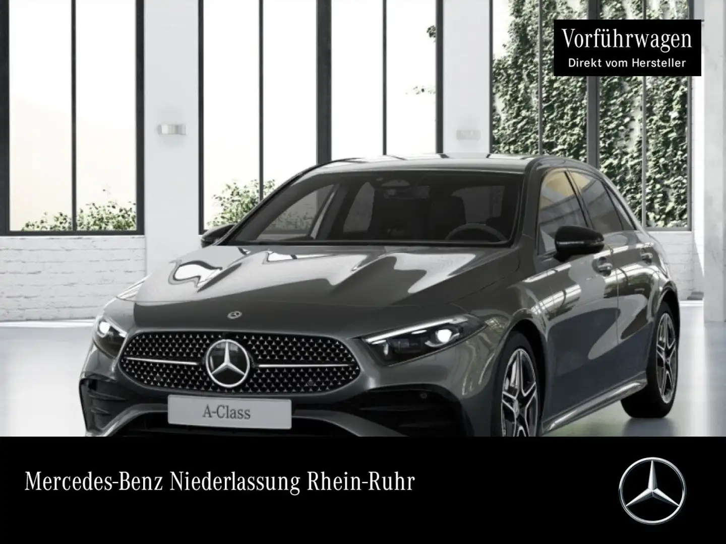 Mercedes-Benz A 200 AMG+NIGHT+AHK+MULTIBEAM+KAMERA+TOTW+KEYLESS Grau - 1