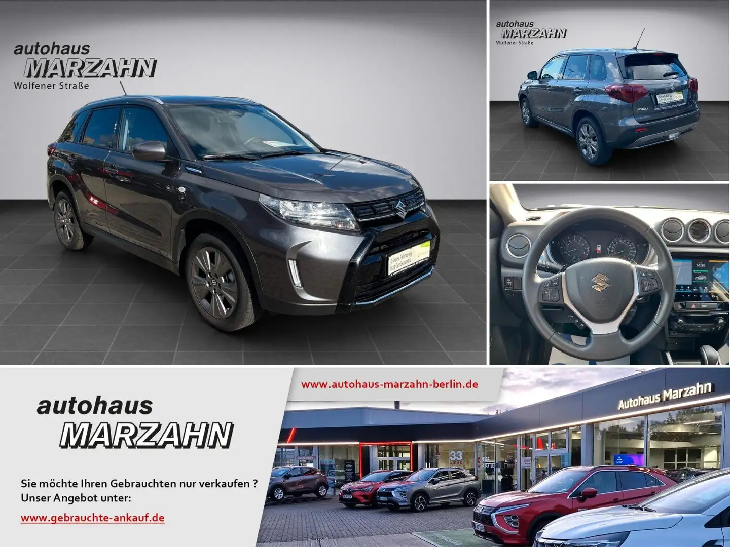 Suzuki Vitara 1.5 DUAJET HEV Comfort Navi/Sitzhzg./All. Grau - 1