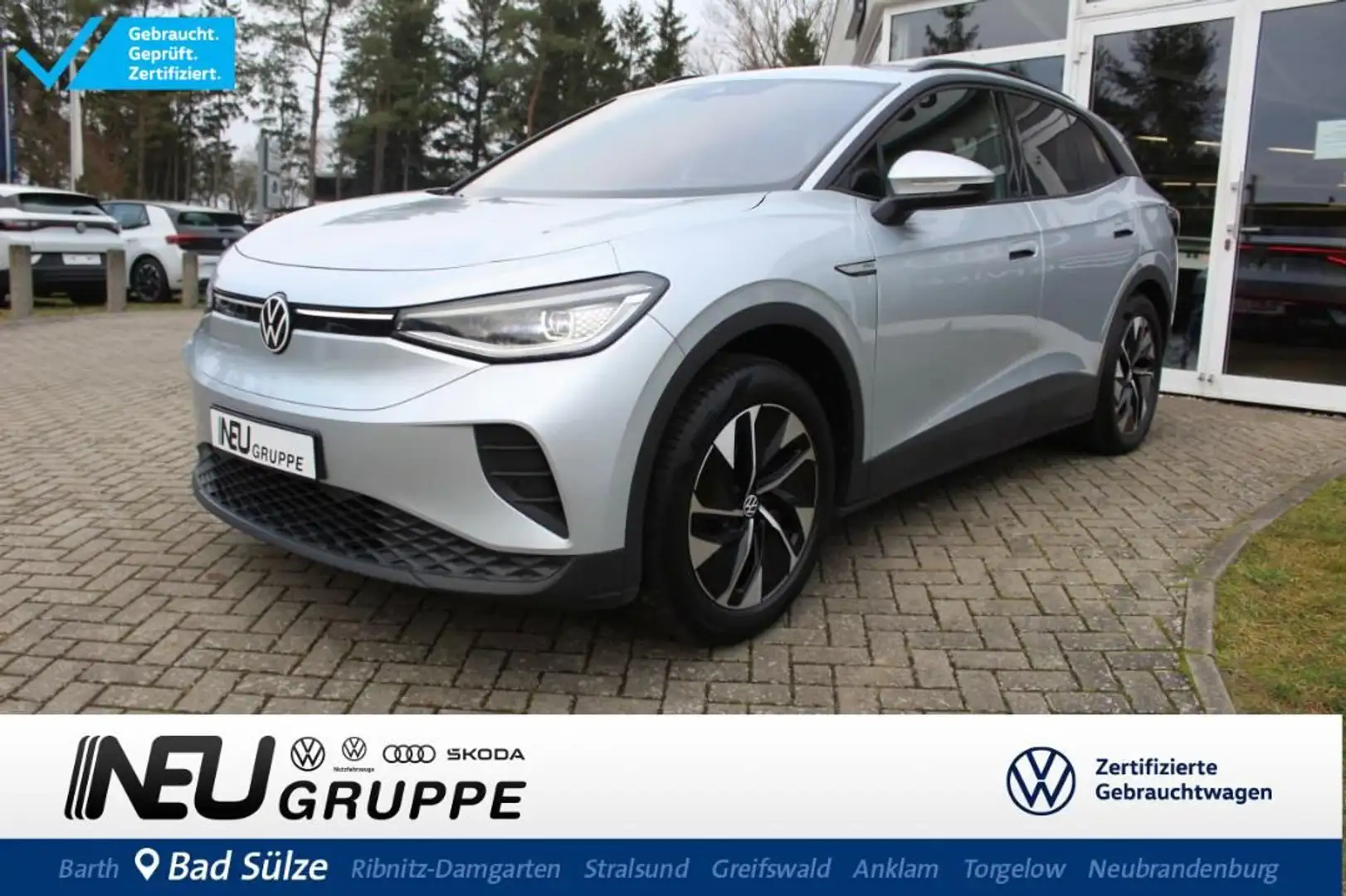 Volkswagen ID.4 Pro Performance Pro 4x4 Matrix HZ Rfk ACC Silber - 1