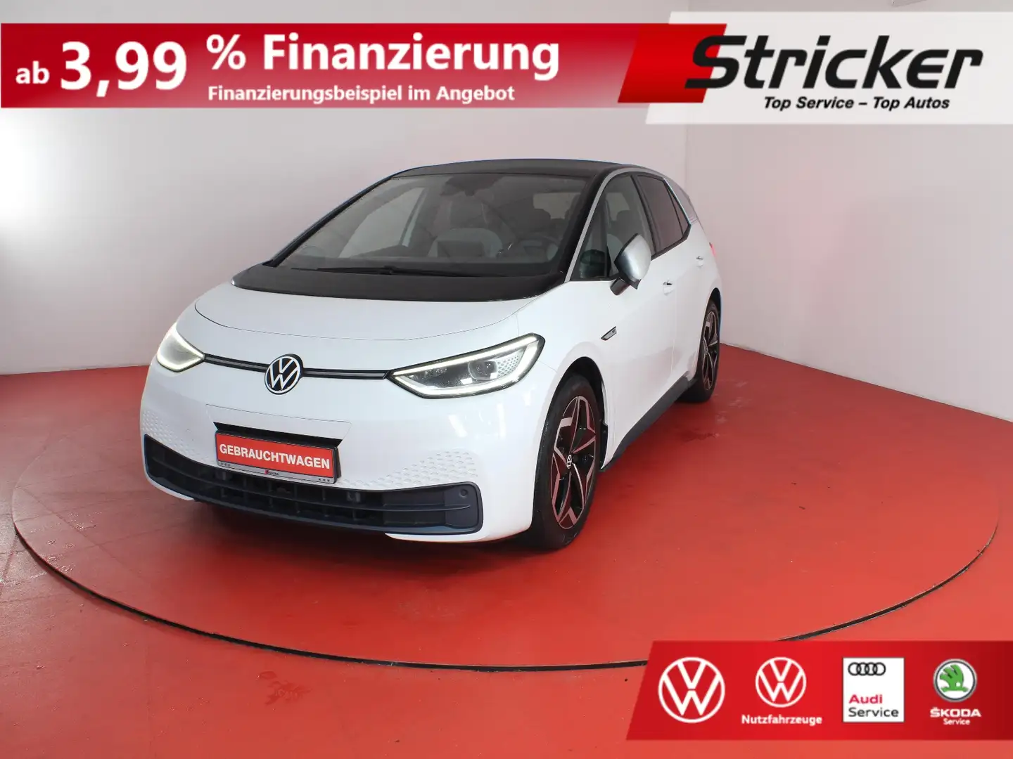 Volkswagen ID.3 1st Plus 150/58 164,-ohne Anzahlung Navi Kamera Weiß - 2