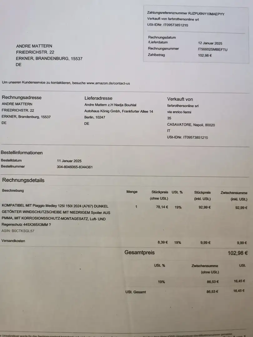 Piaggio Medley 125 Barna - 2