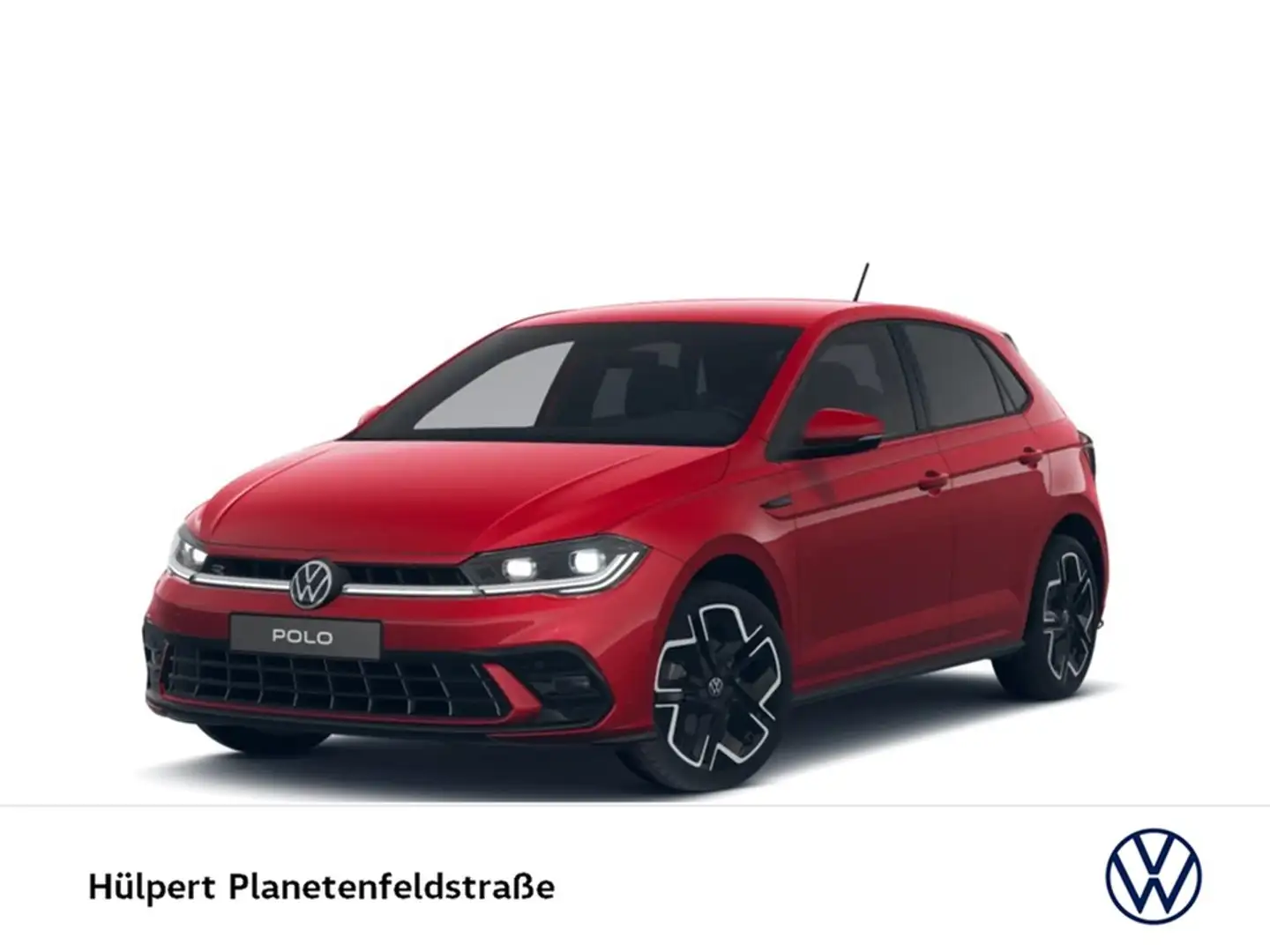 Volkswagen Polo 1.0 R-LINE DSG MATRIXLED NAVI CAM SITZHZG Rood - 2