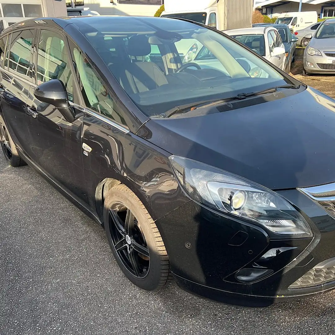 Opel Zafira Tourer Innovation-BiTurbo-aus der Schweiz-Tüv neu Schwarz - 2