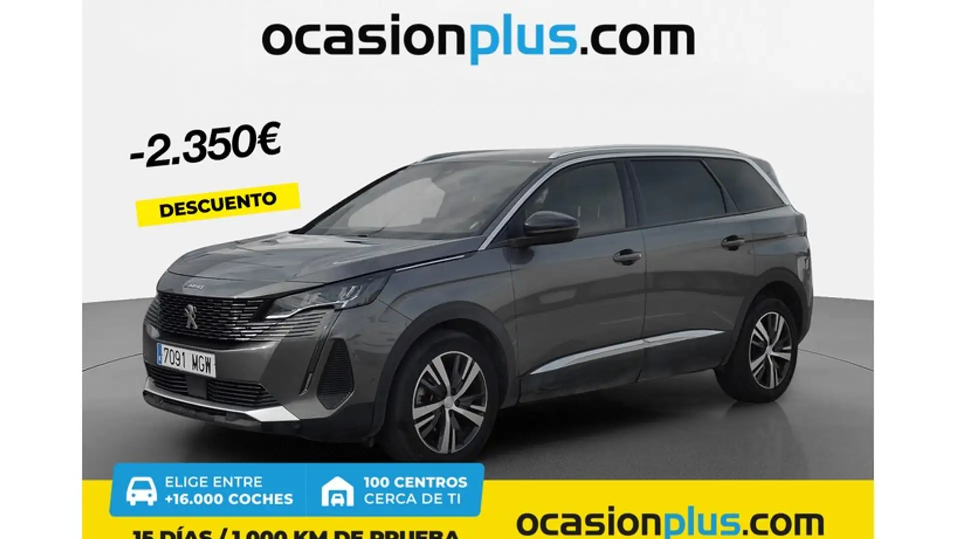Peugeot 5008 1.2 PureTech S&S Allure 7 pl. 130 Argent - 1