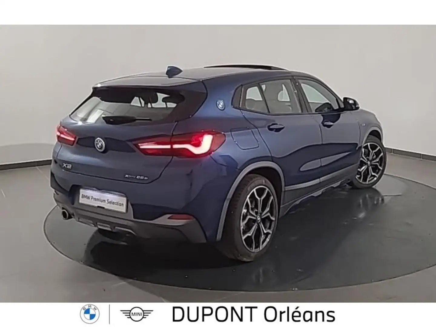 BMW X2 xDrive25eA 220ch M Sport X Euro6d-T 6cv Bleu - 2