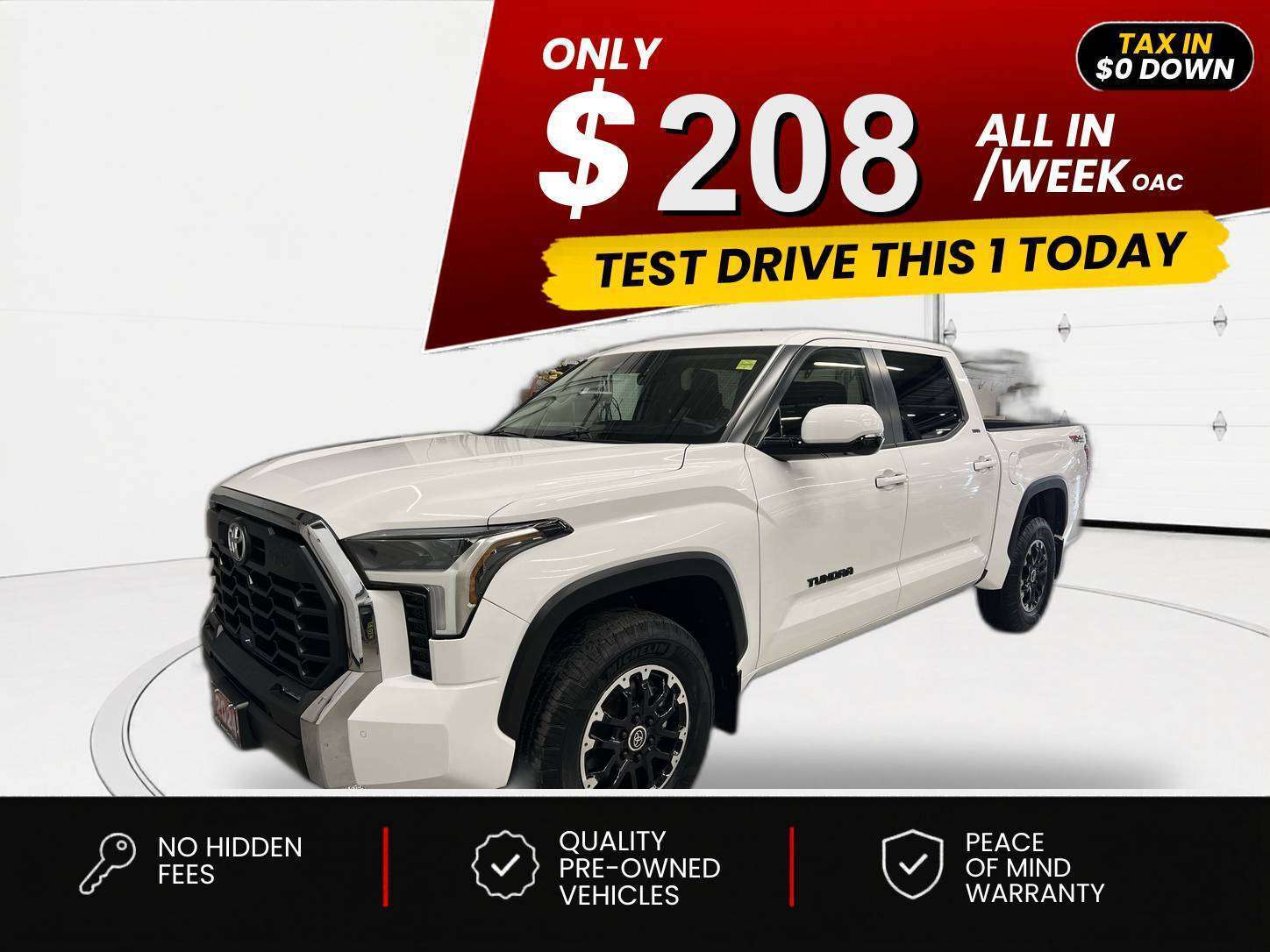 White 2024 Toyota Tundra Pickup Truck  Automatic