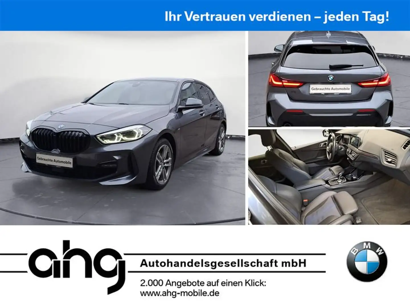 BMW 118 i M Sport Klimaaut. Sportsitze Sitzhzg. Vorn Gris - 1