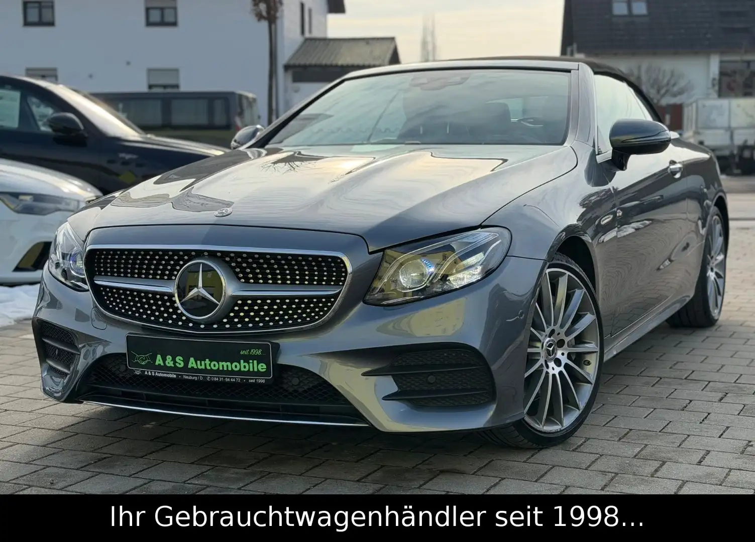 Mercedes-Benz E 400 d Cabrio 4M AMG LINE *BURM/CAM/SBL/HUD/"20" Gris - 1