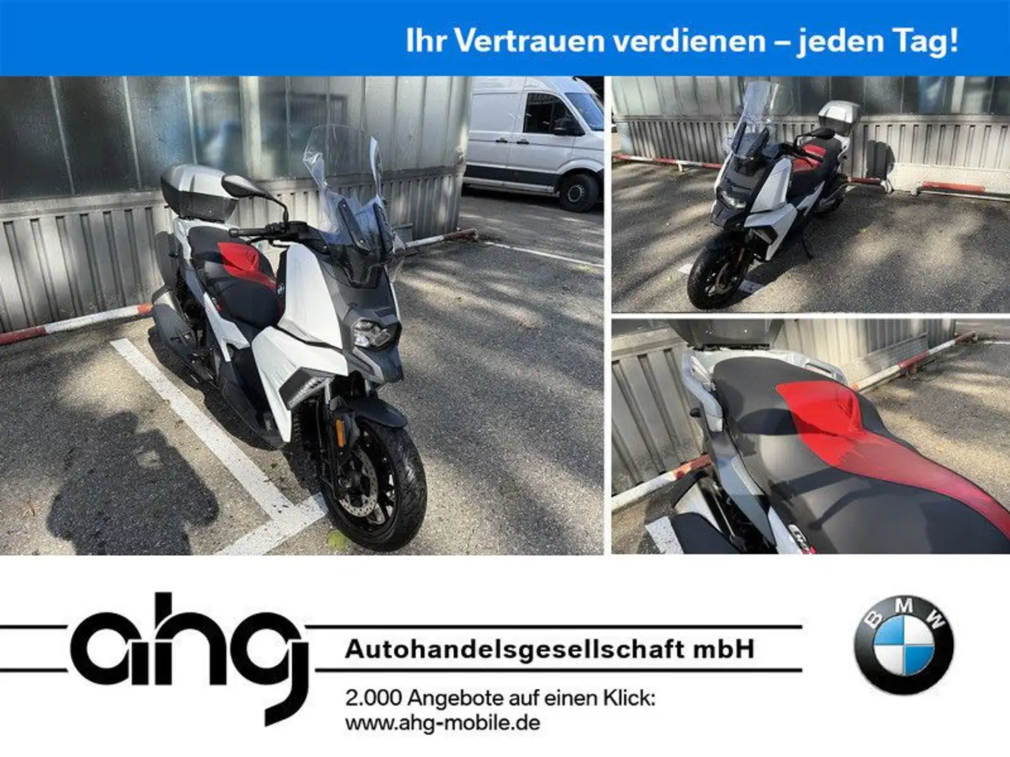BMW C 400 X Griffheizung, Sitzheizung uvm. Biały - 1