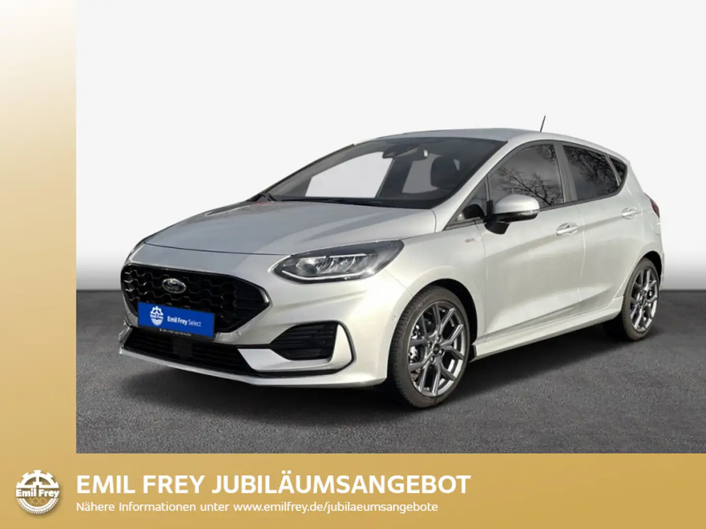 Ford Fiesta 1.0 EcoBoost S&S ST-LINE Argent - 1