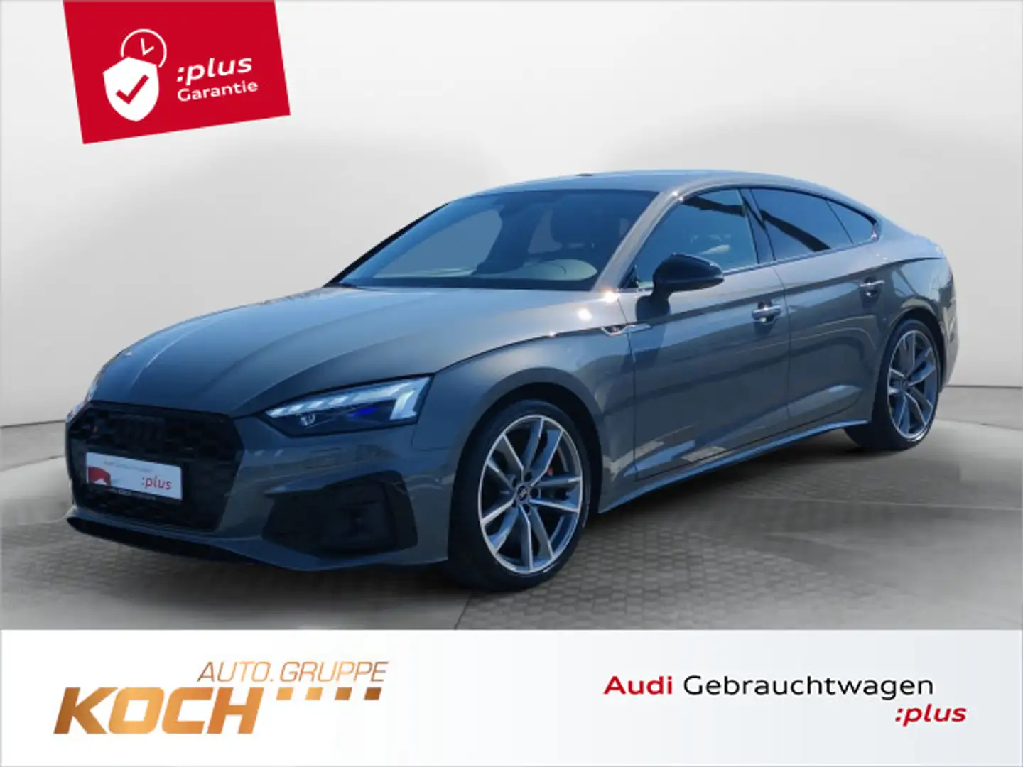 Audi S5 55 TDI q. Tiptr., Matrix LED, AHK, Grau - 1