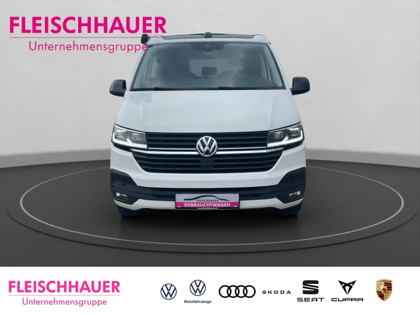 Volkswagen T6.1 California Beach Camper Edition FWD 2.0 TDI el. Aufstelldach Blanc - 2