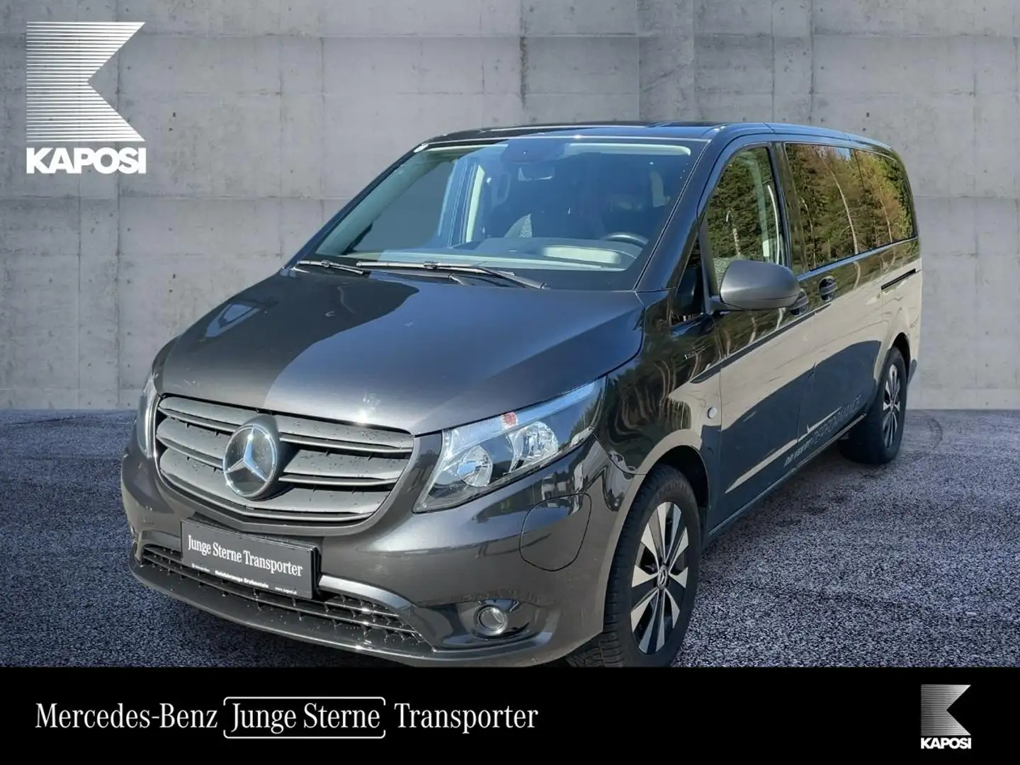 Mercedes-Benz Vito e 129 Tourer PRO Lang LM KlimaA Navi KAM Grau - 1