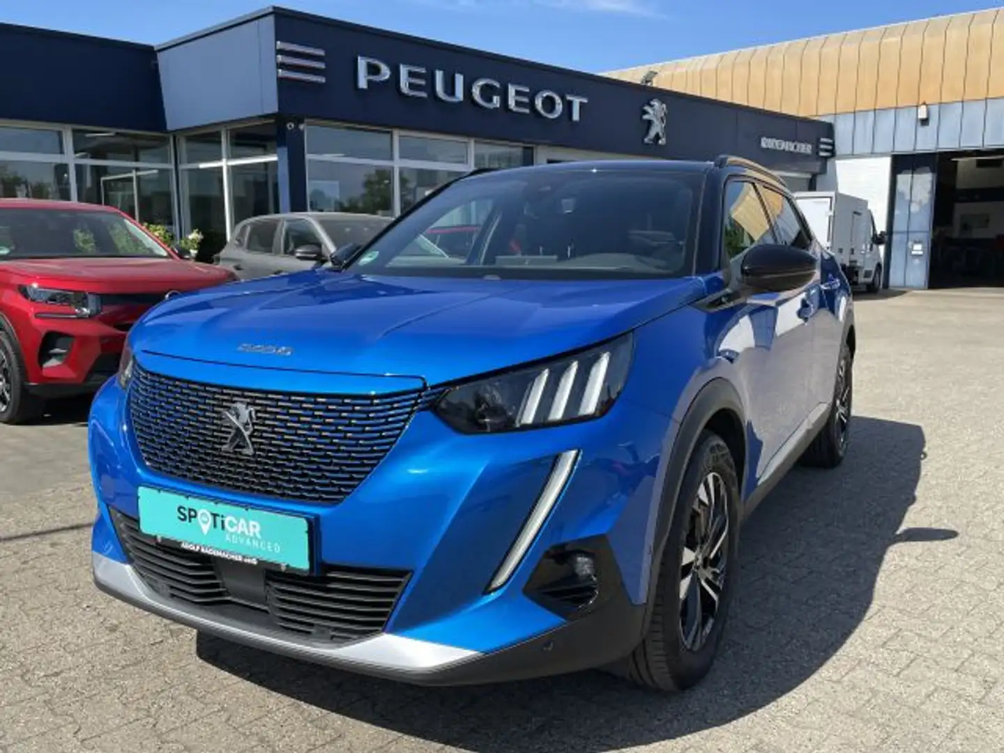 Peugeot 2008 Elektro GT Blauw - 1