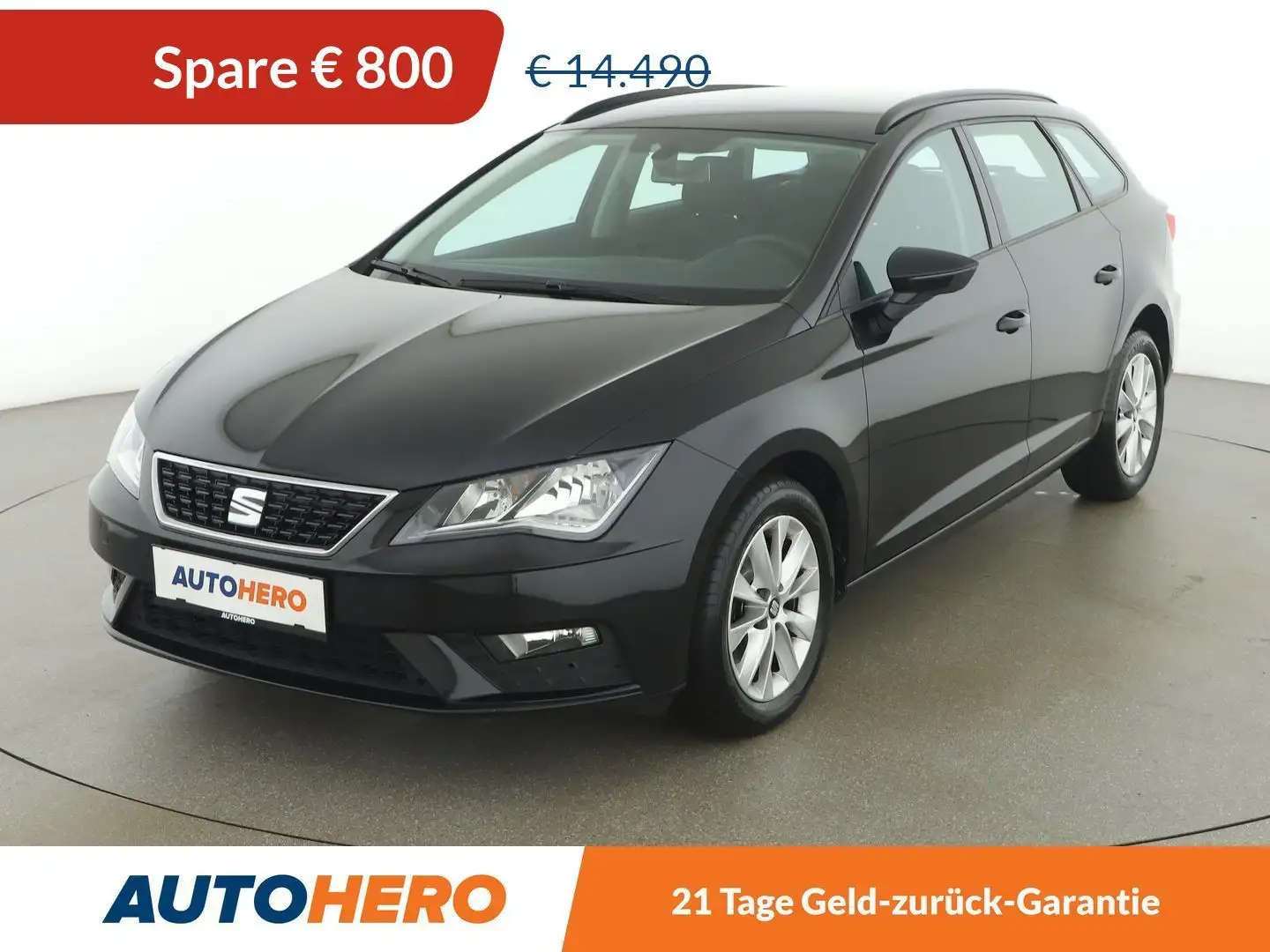 SEAT Leon 1.6 TDI Reference *BT*2-ZONEN* Schwarz - 1
