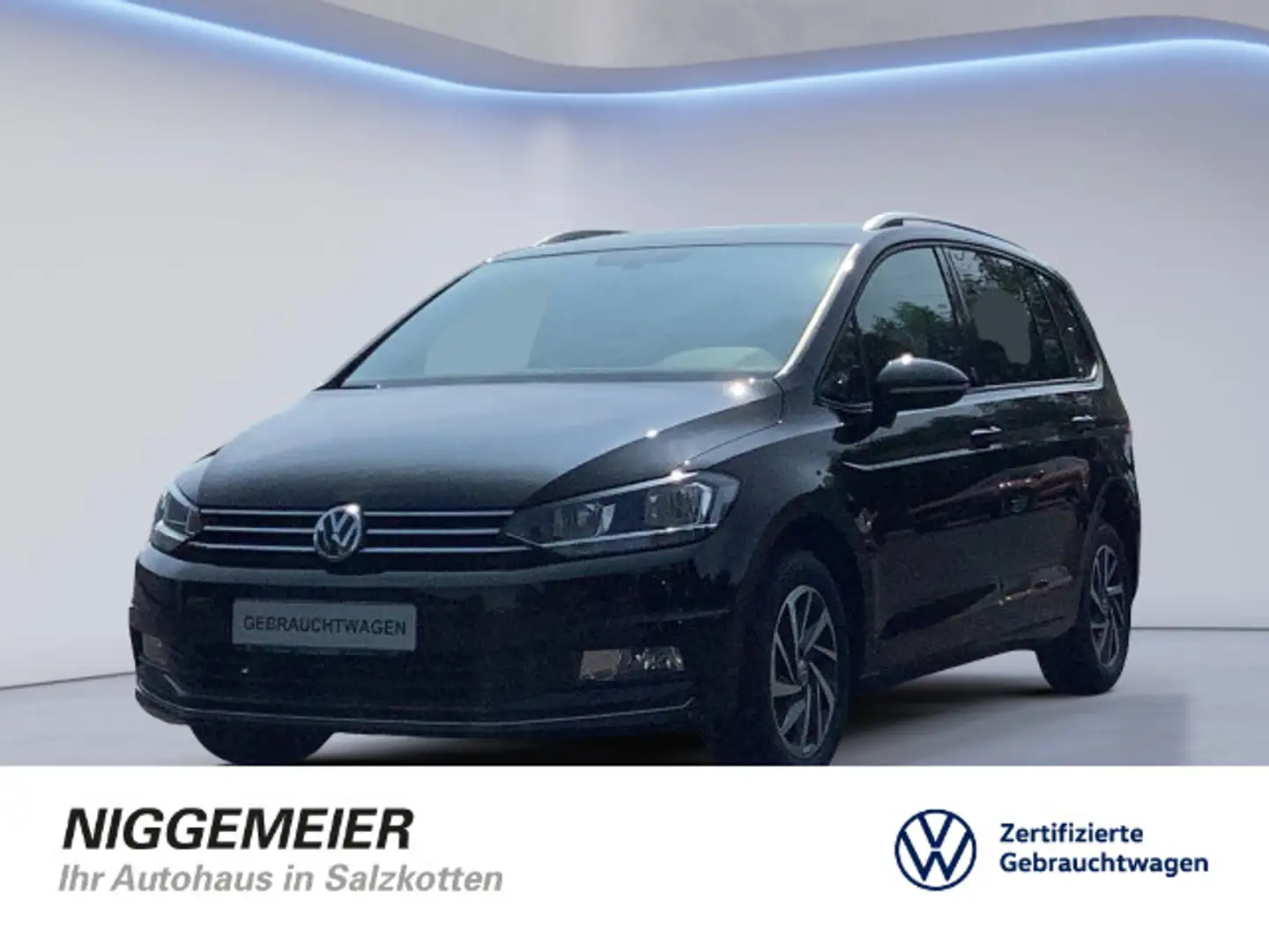 Volkswagen Touran 1.4TSI SOUND NAVI+ACC+PARKPILOT+APP-CONNE Noir - 1