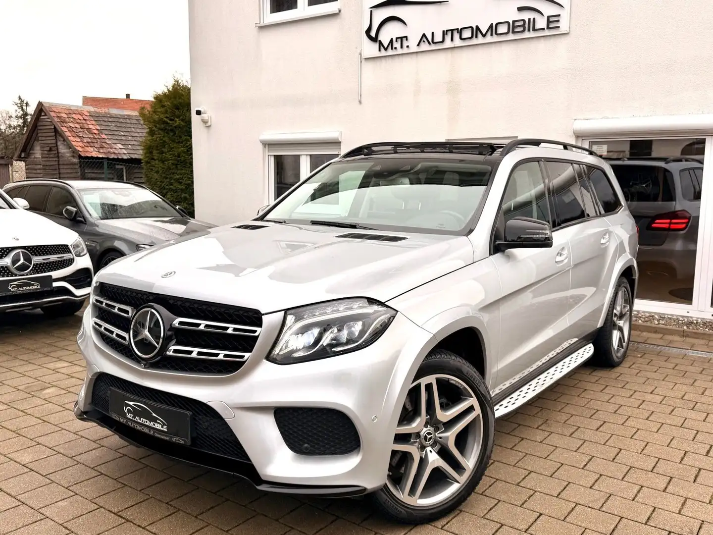 Mercedes-Benz GLS 350 *AMG*7-SITZER*AHK*360°K*STANDH*LED*DISTR+ Silber - 1