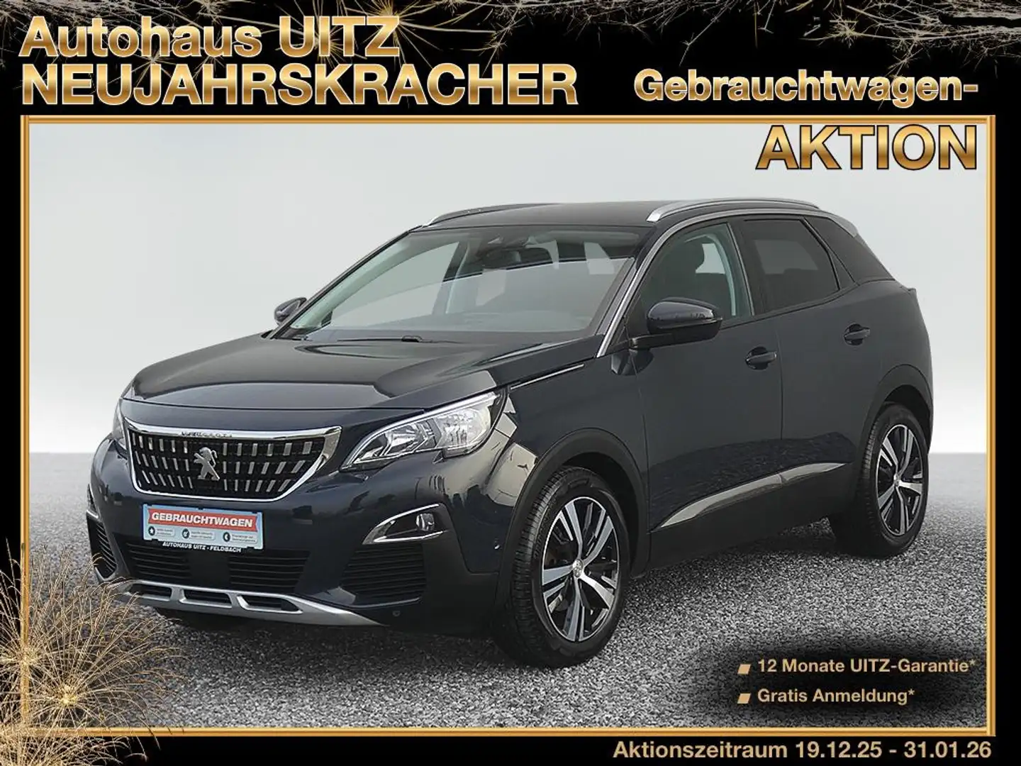 Peugeot 3008 1.5 BlueHDi 130 Allure +AHK+AUT+PTS+ Grau - 1