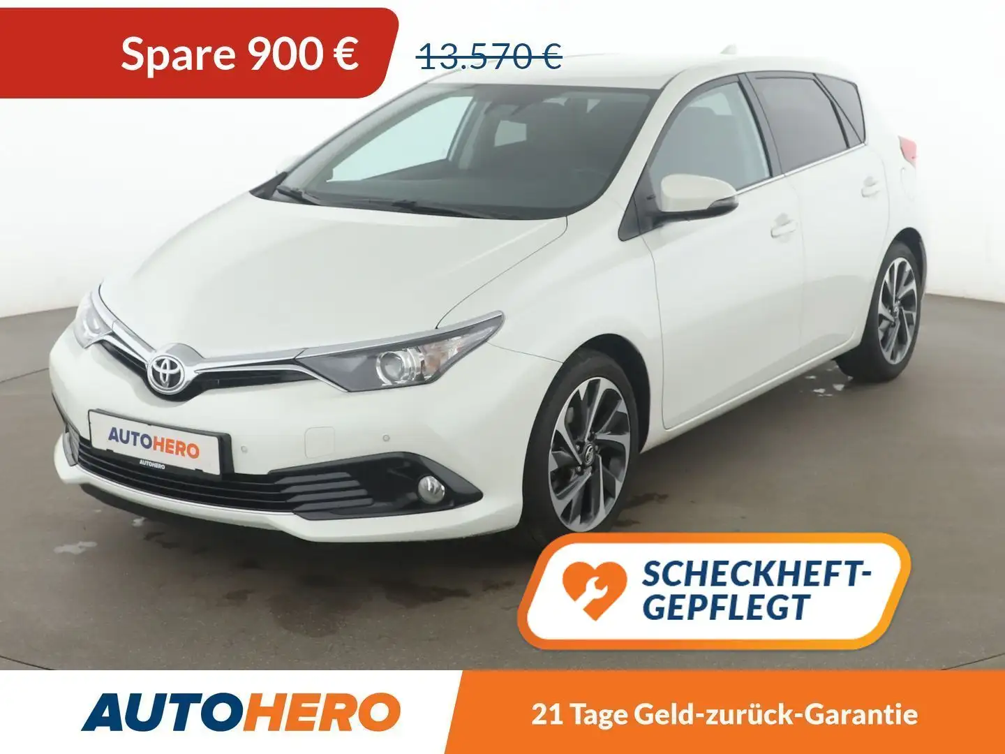 Toyota Auris 1.6 D-4D Design Edition*NAVI*TEMPO*PDC*AHK* Weiß - 1