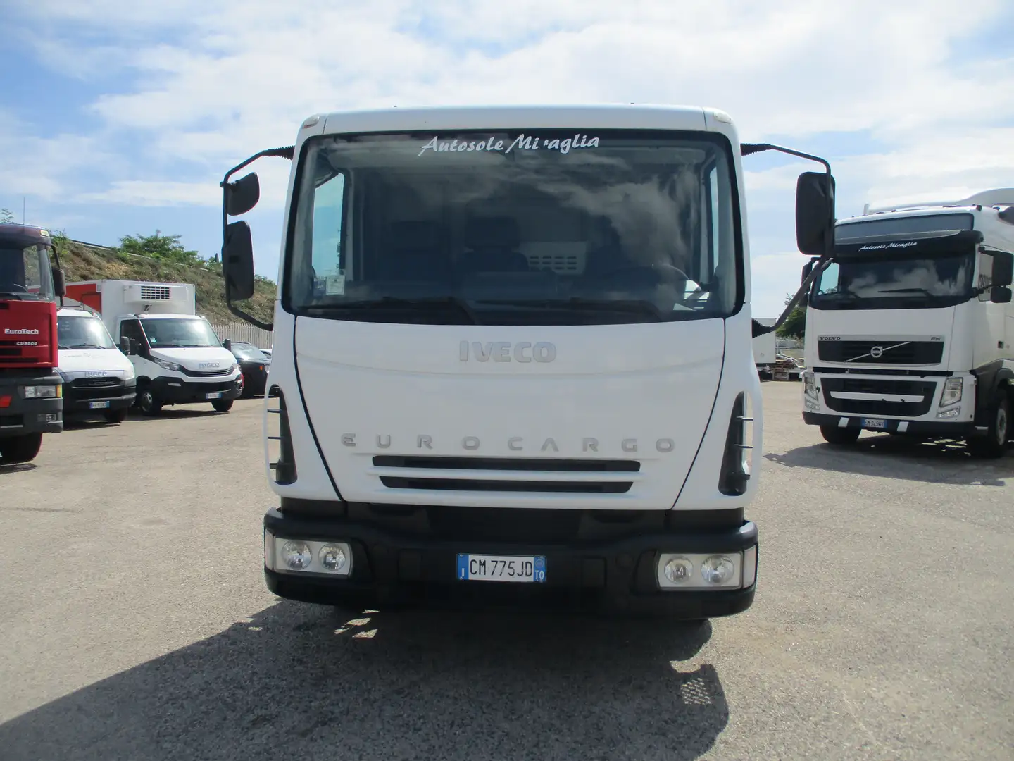 Iveco EUROCARGO 80E17 TELAIO PASSO 3690 BALESTRATO Bílá - 2