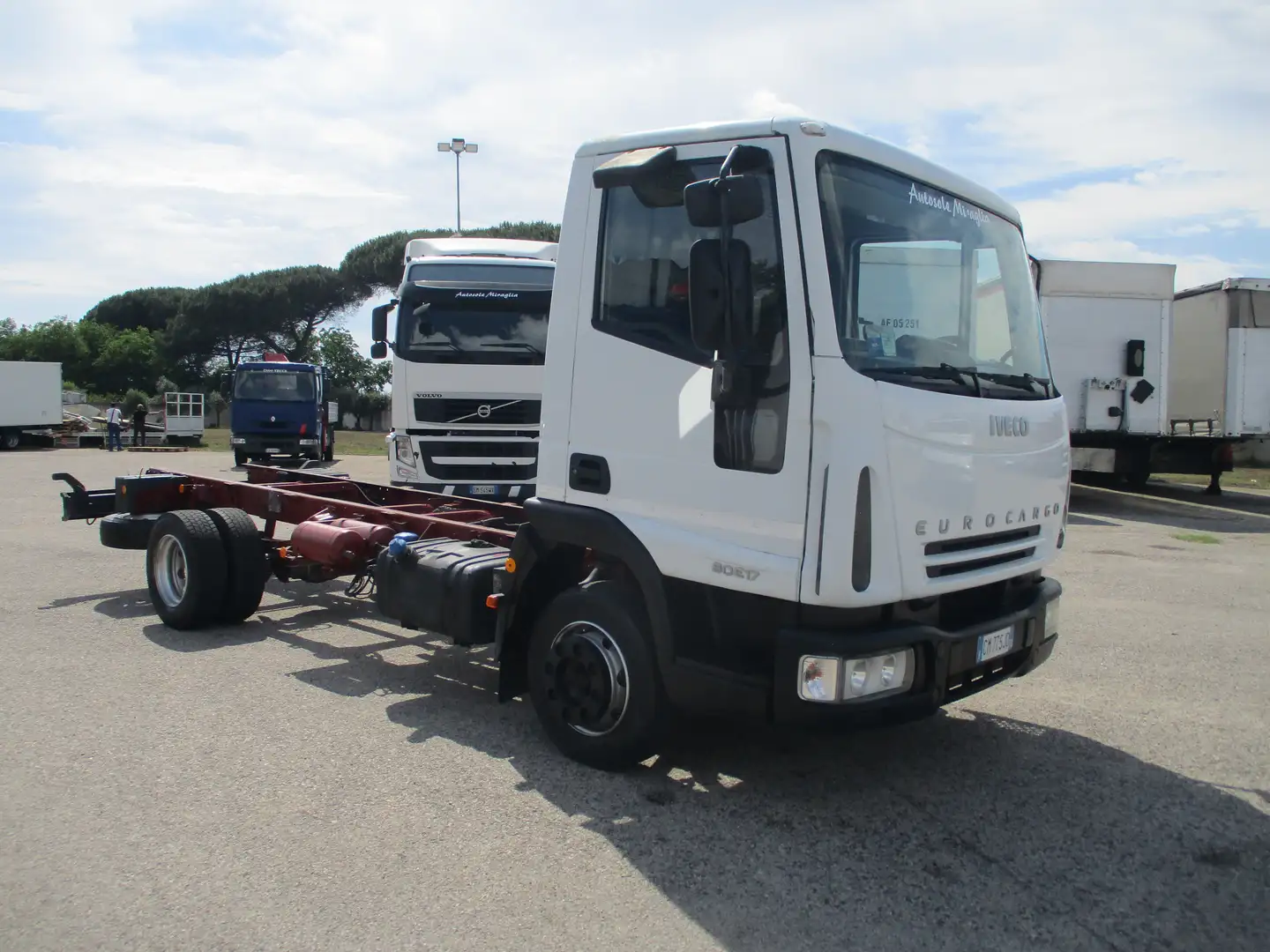 Iveco EUROCARGO 80E17 TELAIO PASSO 3690 BALESTRATO Bílá - 1