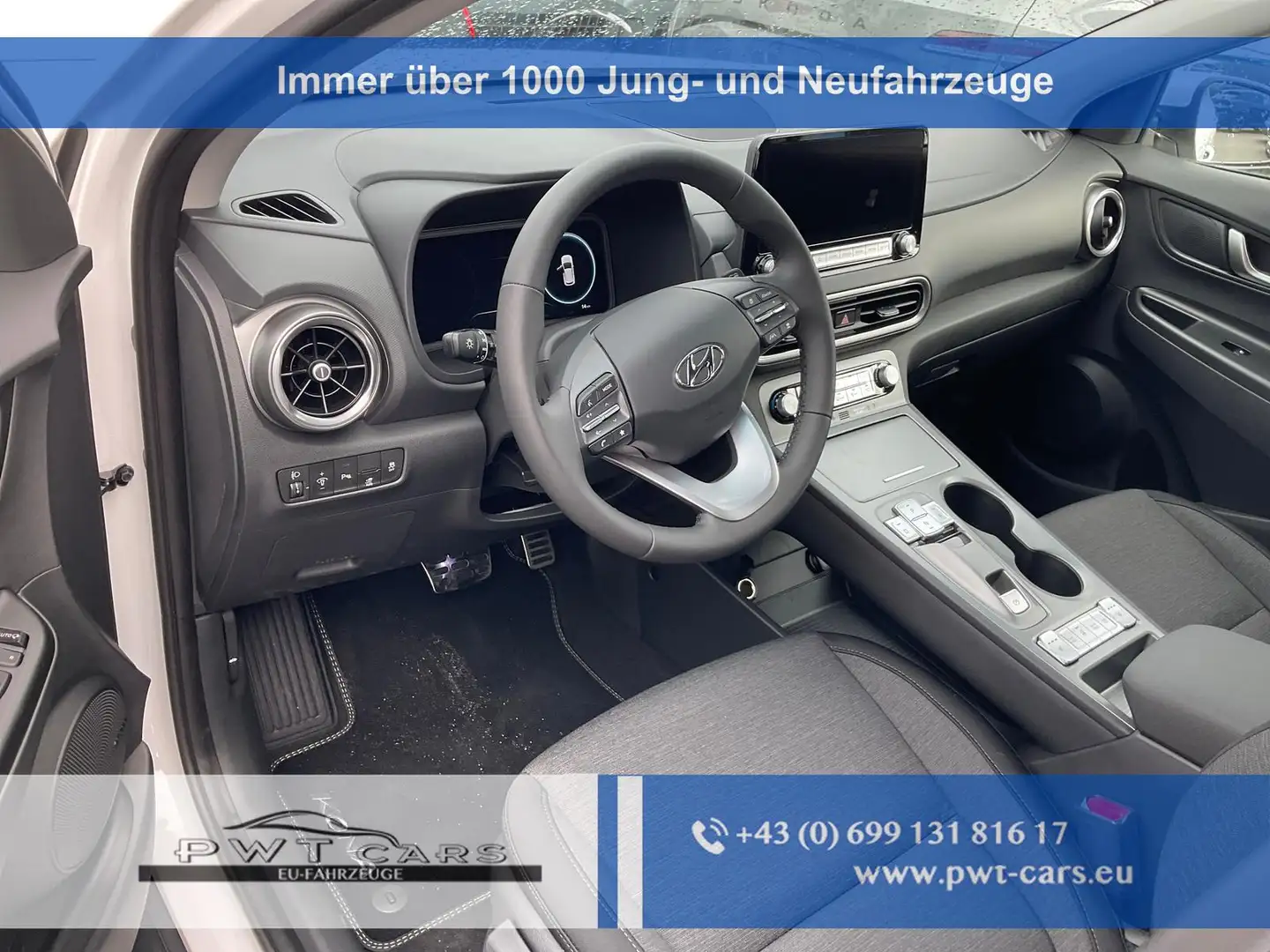Hyundai KONA EV Advantage, Navi, Sitzheizung, Kamera 100 kW ... Blanco - 1