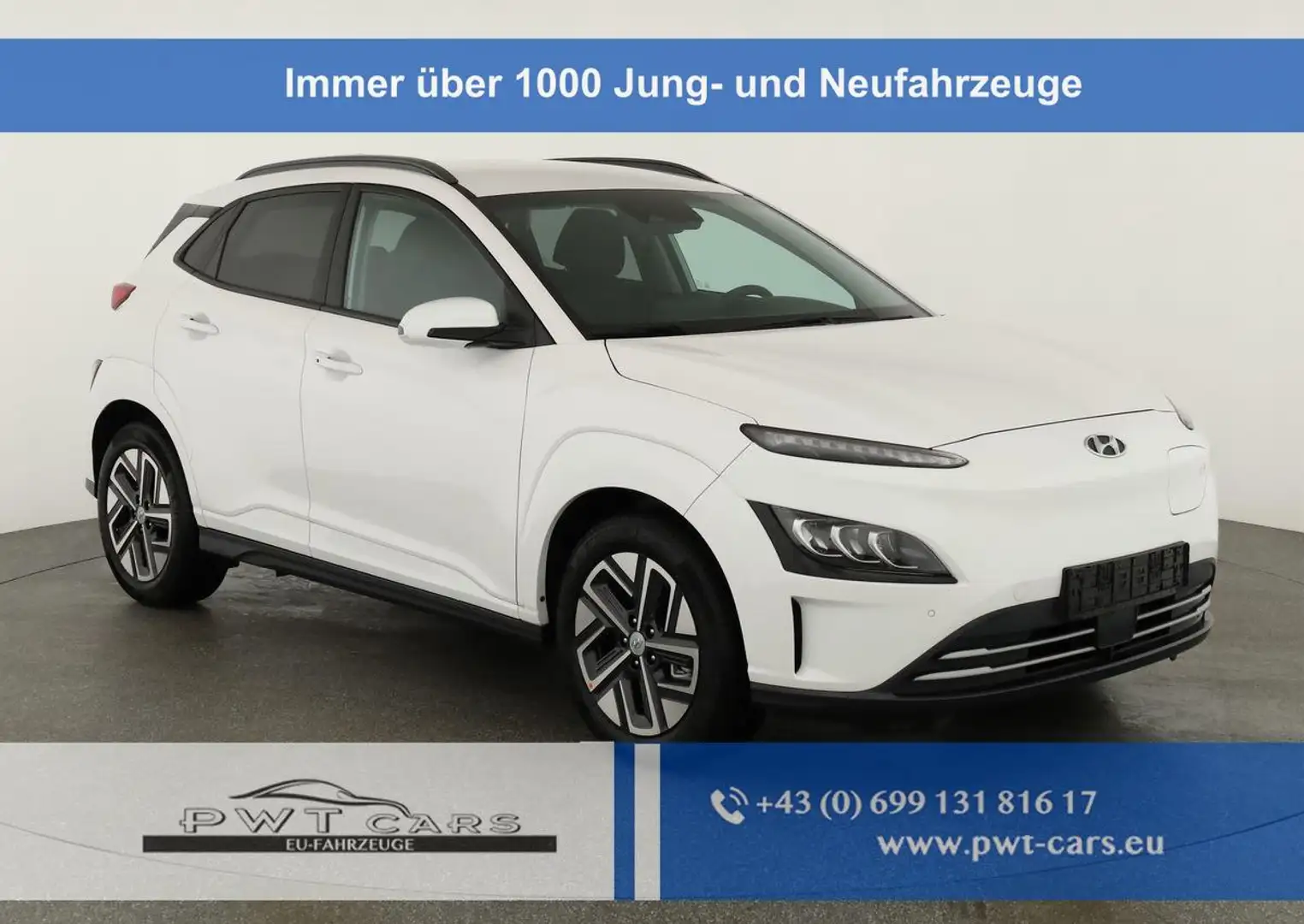 Hyundai KONA EV Advantage, Navi, Sitzheizung, Kamera 100 kW ... Weiß - 1