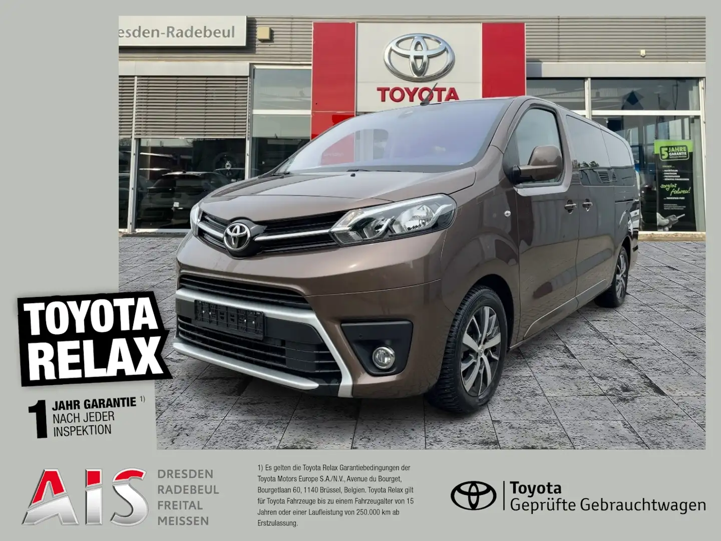 Toyota Proace Verso 2.0 D-4D L2 Shuttle Comfort Navi*KAM Marrón - 1