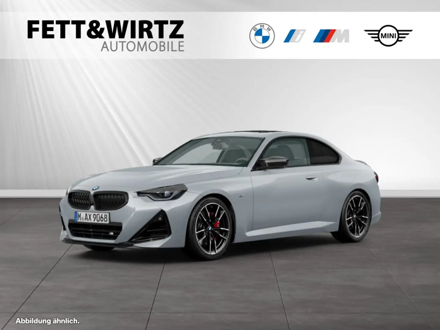 BMW 240 M240i xDrive Coupé M Sport Pro|Glasdach|Head-Up Grau - 1