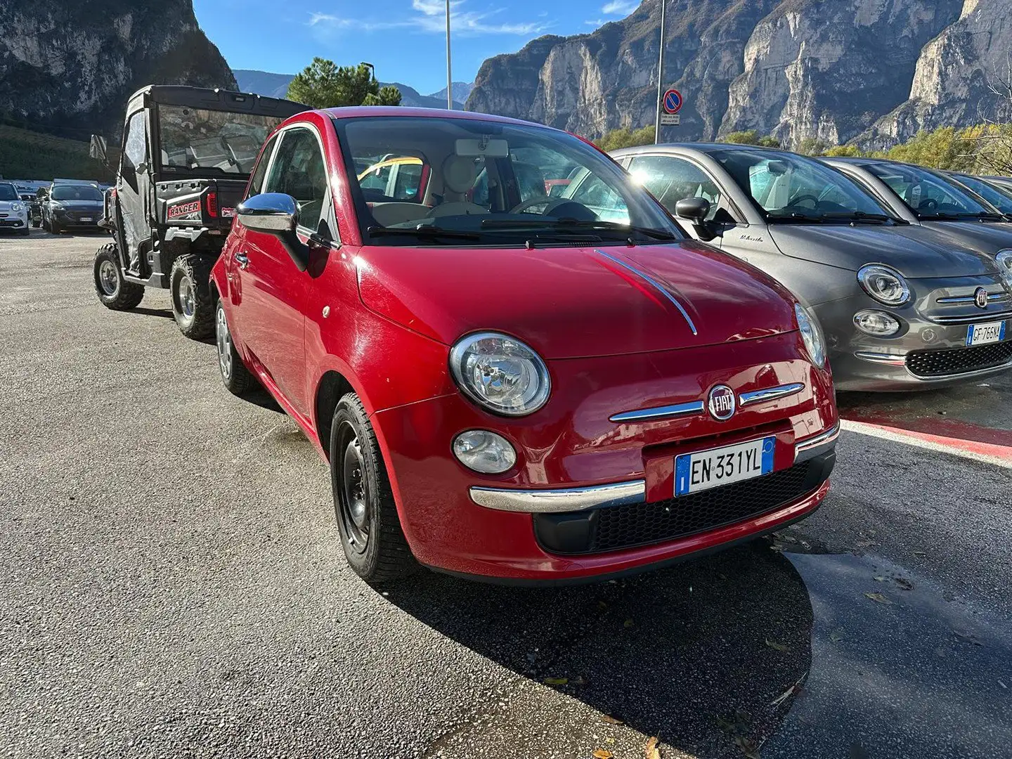 Fiat 500 1.2 EasyPower 69cv Lounge 1042487 Rood - 1