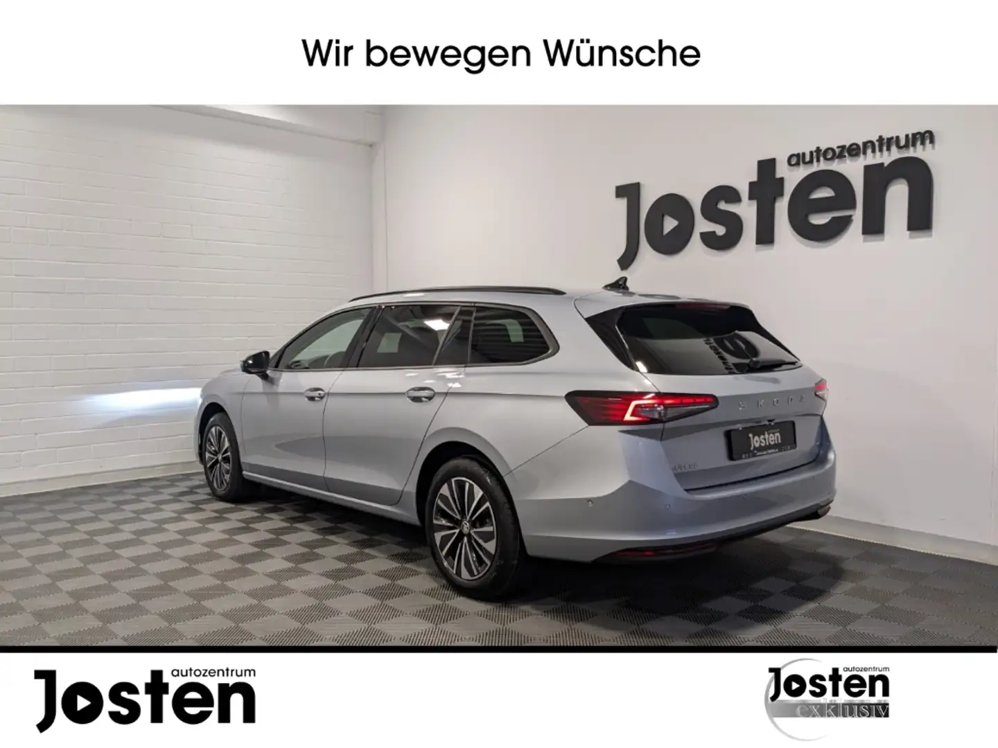 Skoda Superb Selection 2.0TDI DSG AHK Leder Infotainment LED Silber - 2