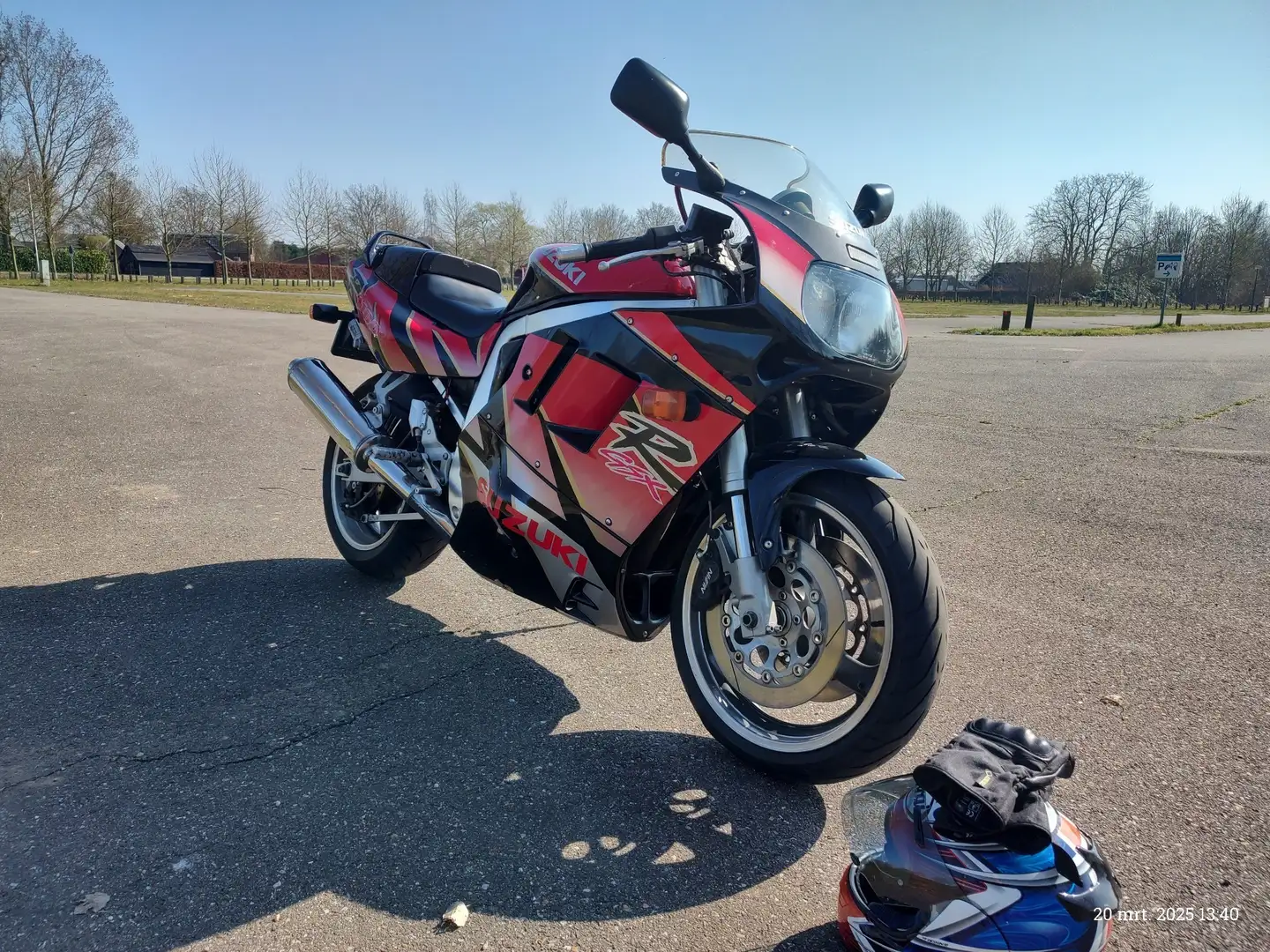 Suzuki GSX-R 1100 oliekoeler Czerwony - 2
