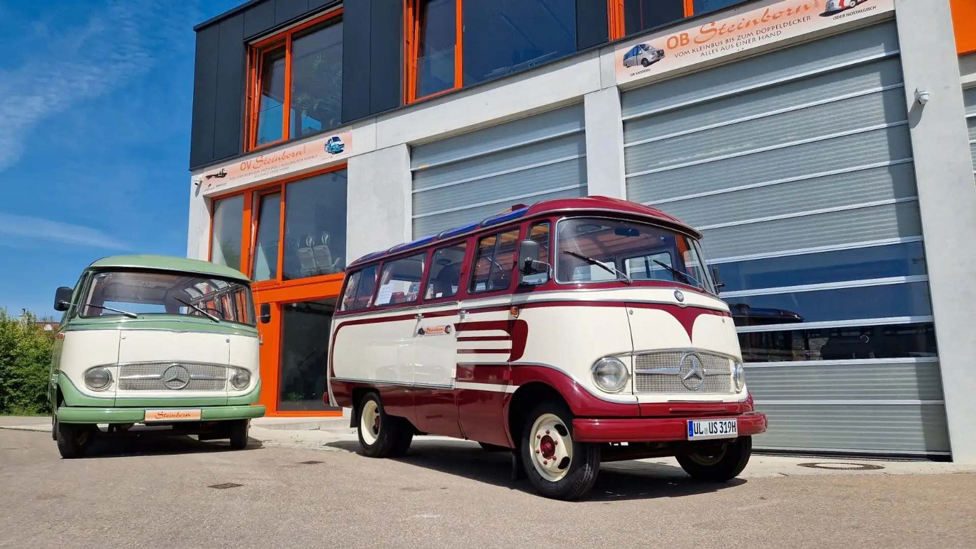 Mercedes-Benz Sprinter Vorgänger Sprinter O 319 Samba mit Faltdach AC Beige - 1