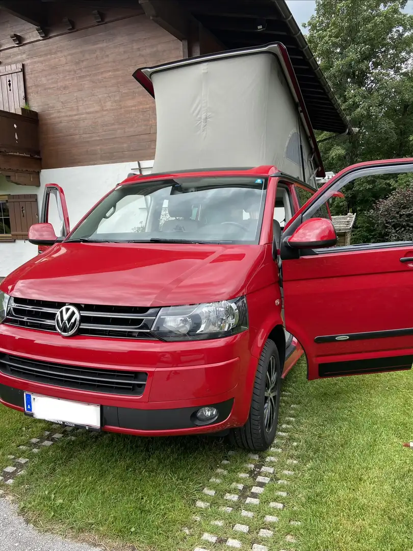 Volkswagen T5 California California BEACH - TOP Zustand - 7 Sitzer ! Rot - 2
