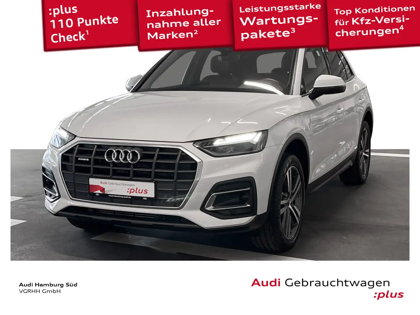 Audi Q5 50 TFSI e qu S tronic S LINE/LM20/VIRTUAL/NAV Weiß - 1