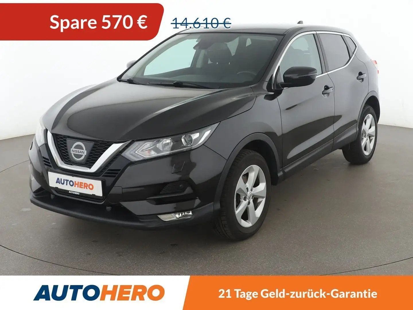 Nissan Qashqai 1.2 Acenta*NAVI*TEMPO*CAM*PDC* Black - 1