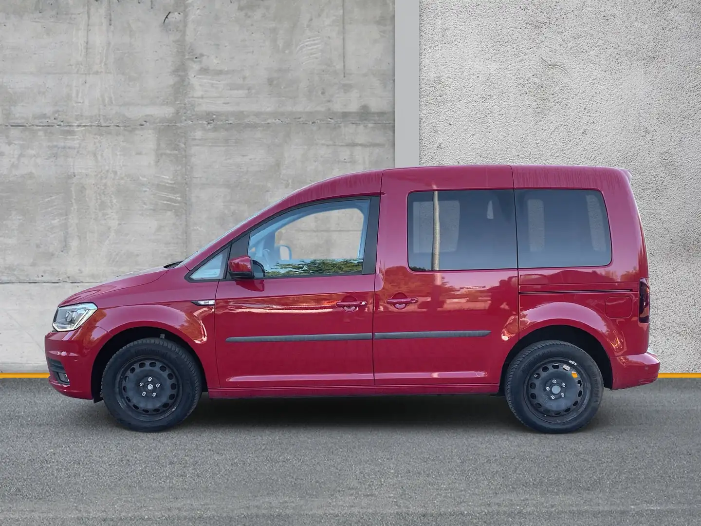 Volkswagen Caddy 2.0 TDI DSG Trendline XENON STANDHZG NAVI Rot - 2