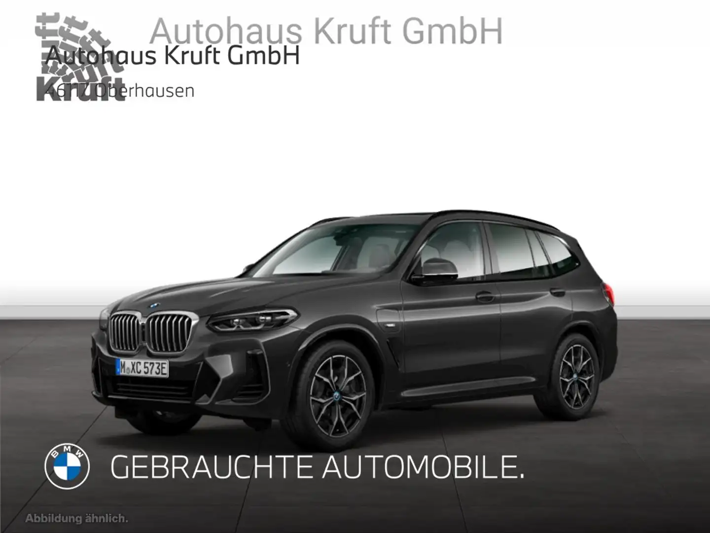 BMW X3 xDrive30e M SPORT+PANO+AHK+HUD+LEDER Grau - 2