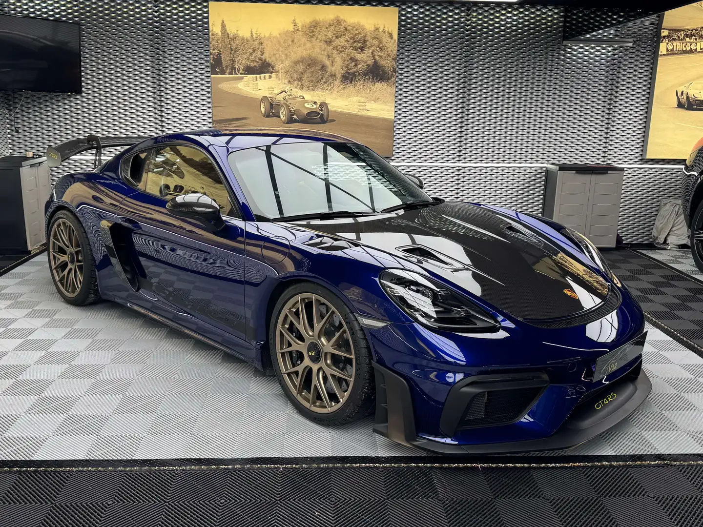 Porsche Cayman 718 Cayman GT4 RS Keramik Magnesium Full PPF Bleu - 1