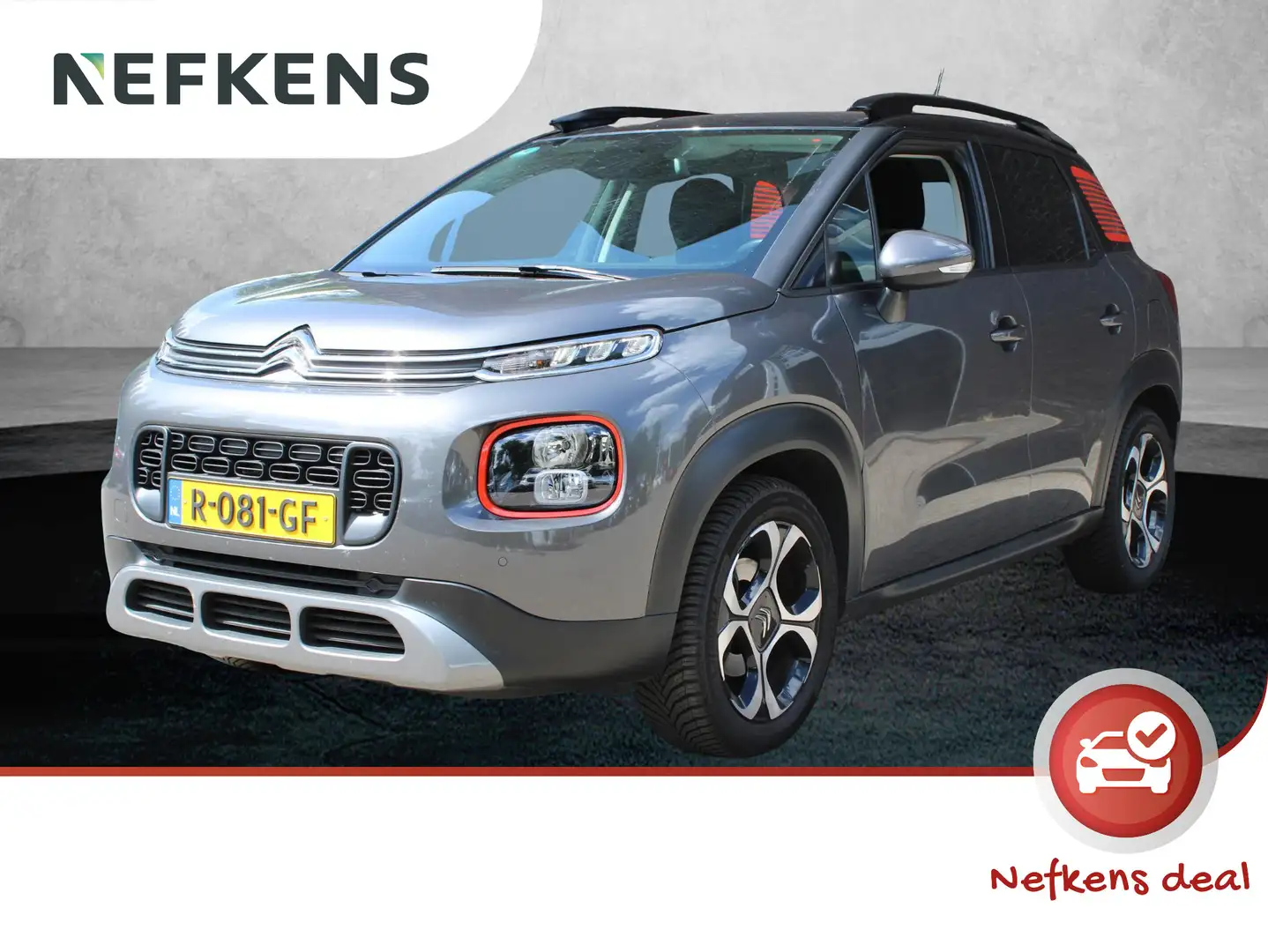 Citroen C3 Aircross Shine 130pk Automaat | Trekhaak | Stoelverwarming Grijs - 1
