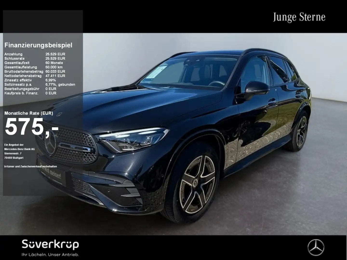 Mercedes-Benz GLC 400 e 4M , BURM AMG NIGHT DISTR SPUR PANO Zwart - 1