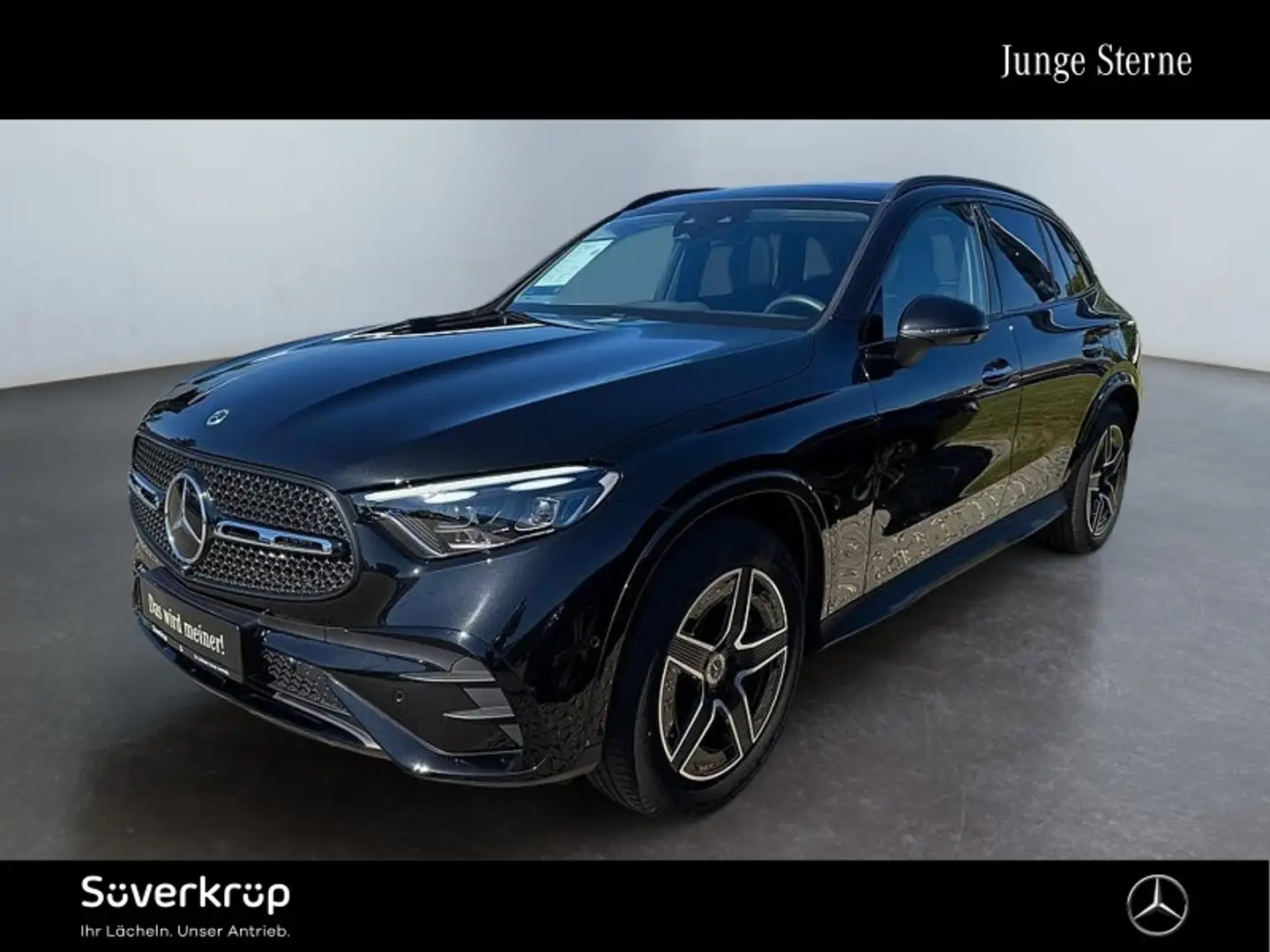 Mercedes-Benz GLC 400 e 4M , BURM AMG NIGHT DISTR SPUR PANO Zwart - 2