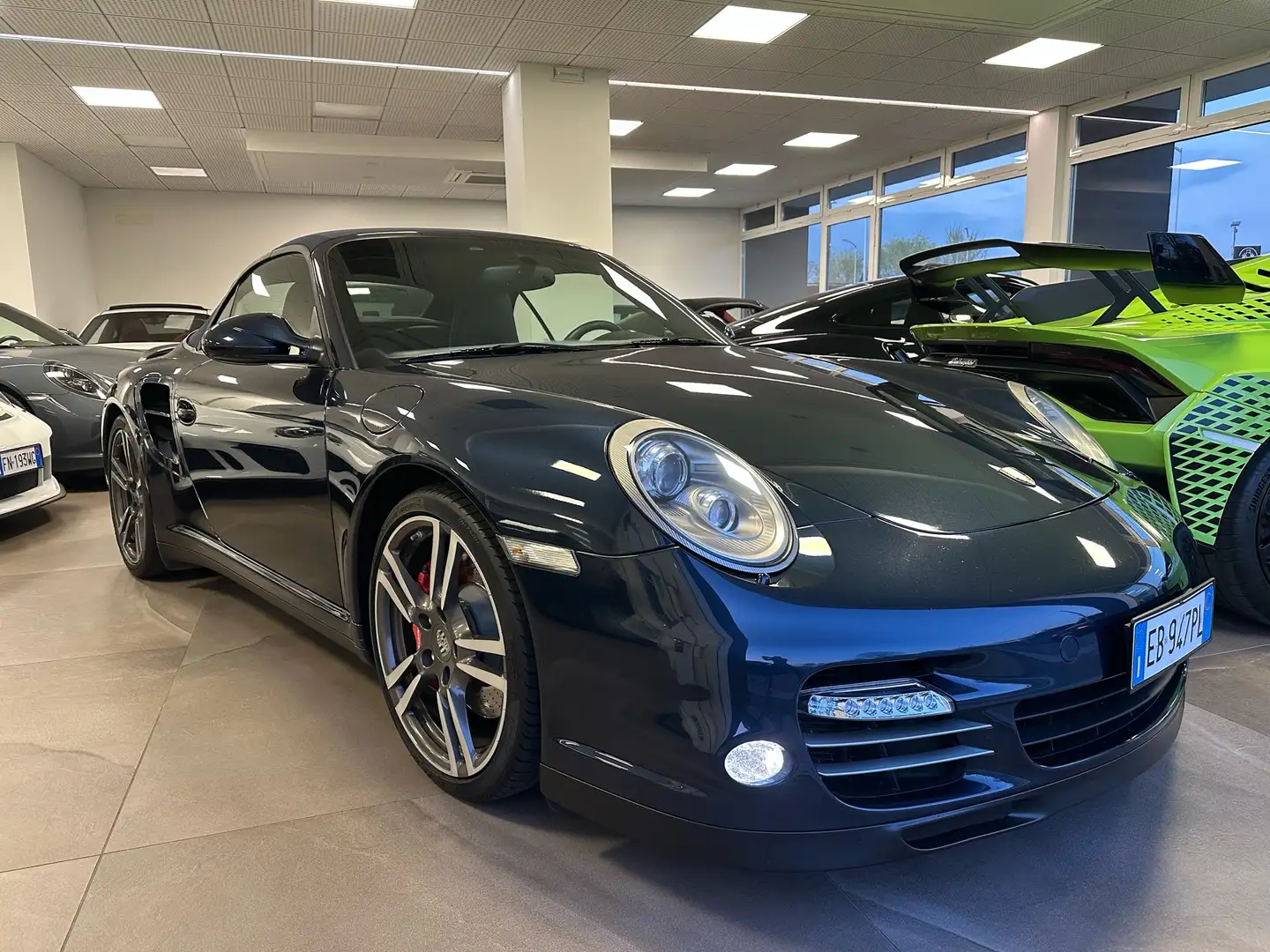 Porsche 997 911 Cabrio 3.8 Turbo PDK UFF.ITA EX GIGI BUFFON Blu/Azzurro - 1