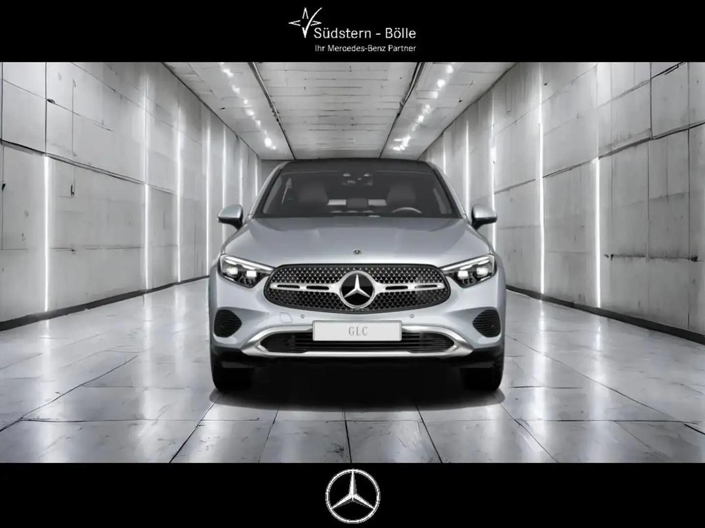 Mercedes-Benz GLC 220 d 4M Coupé AVANTGARDE+PANO+AHK+DISTRONIC Argent - 2