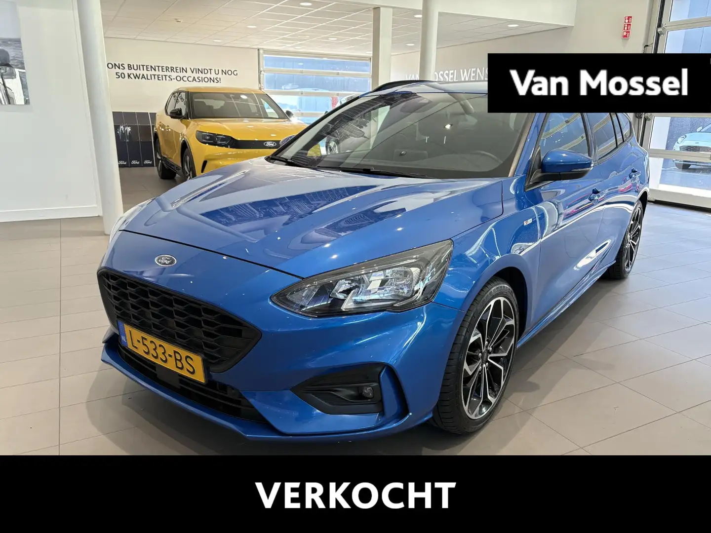 Ford Focus Wagon 1.0 EcoBoost Hybrid ST Line Business | NAVI Bleu - 1