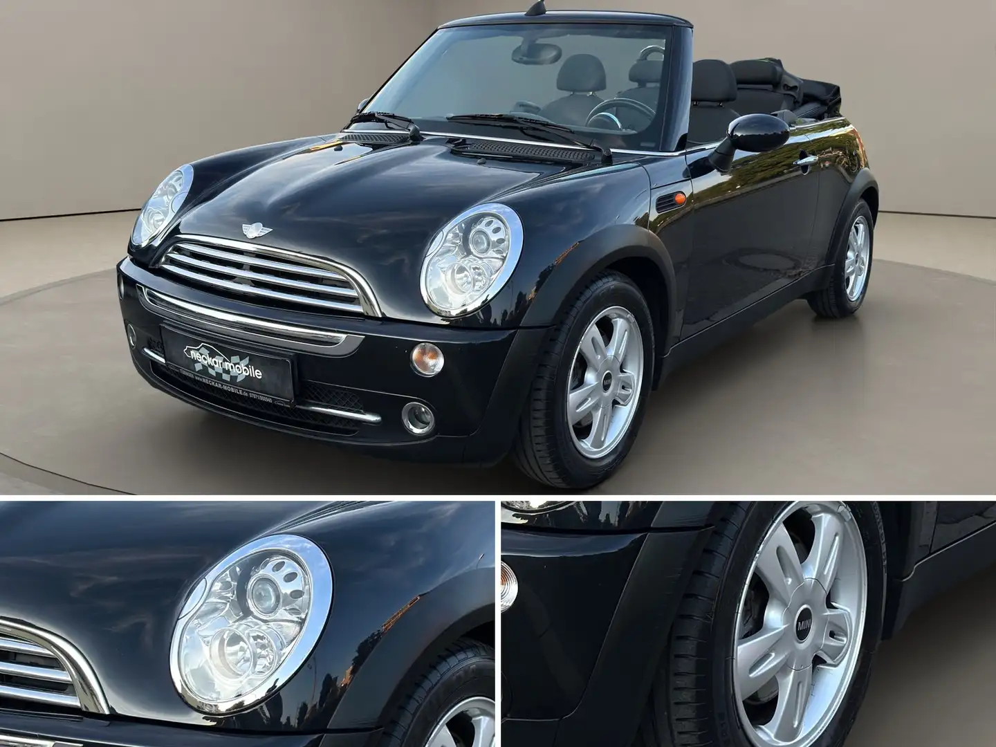 MINI Cooper 1.6 Cabrio Xenon PDC Klima Sitzheiz 2 Hd. Schwarz - 2