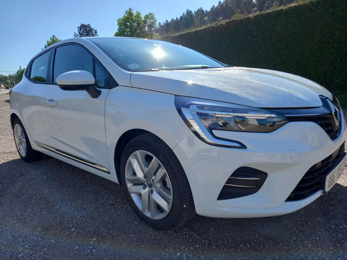 Renault Clio V STE 1.6 E-TECH 140 BUSINESS GPS 2 PLACES 29285KM Blanc - 1